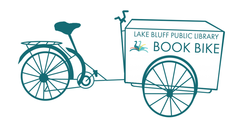 An illustration of the library book bike